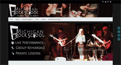 Desktop Screenshot of michiganrockschool.com